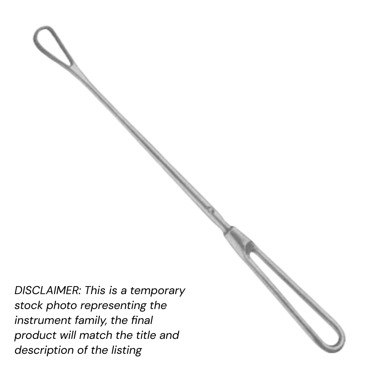 10 pcs Bumm Uterine Curettes 12.5″ Malleable Blunt Lg Blade Sz4 21x42mm OR Grade