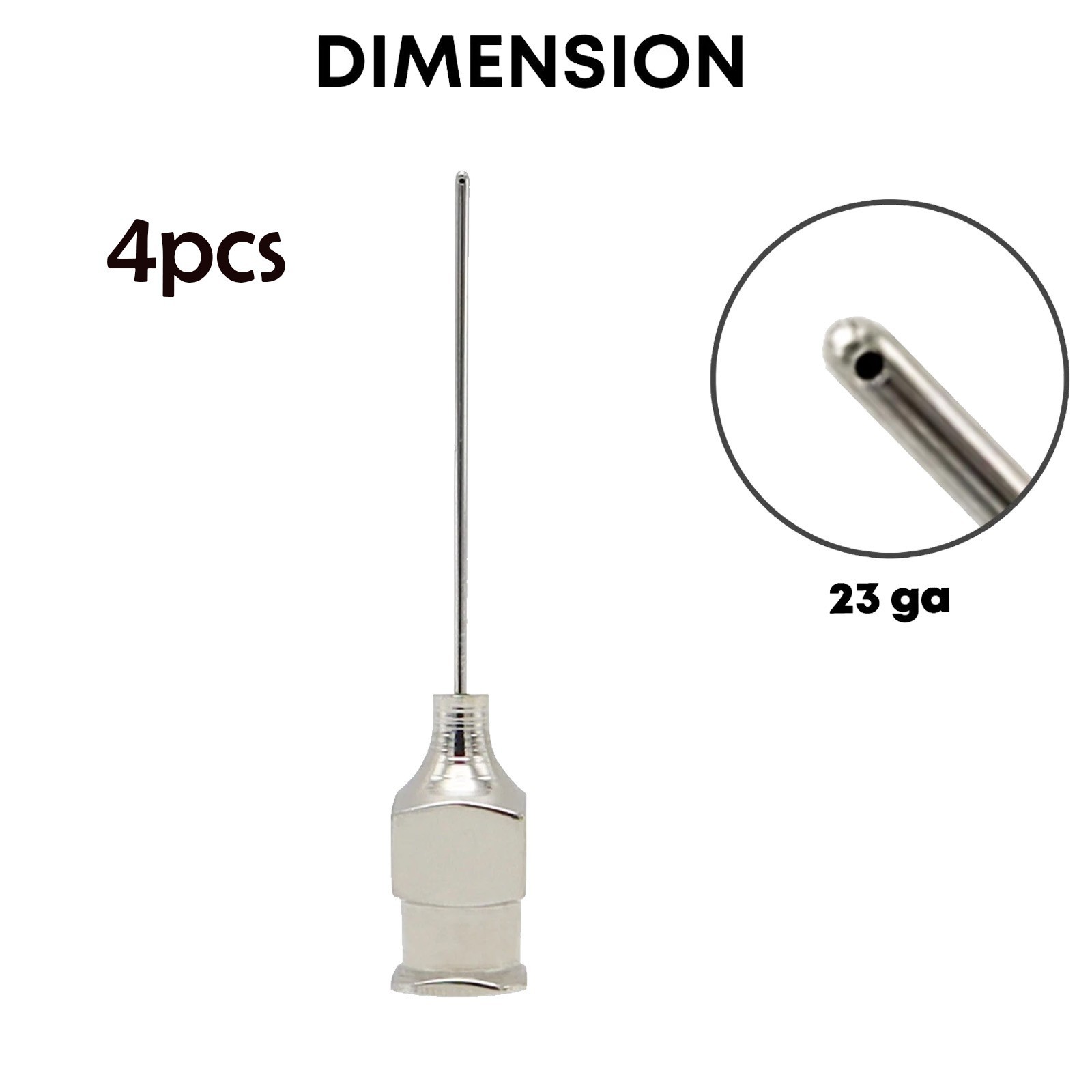 Anis Cortex Extractor Straight 23 ga Cannula German Steel Ophthalmic Instrument