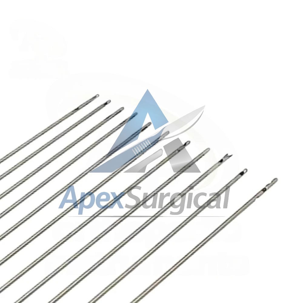 Fixed Handle Cannula Set of 26 pieces Liposuction Surgical Set with Pouch