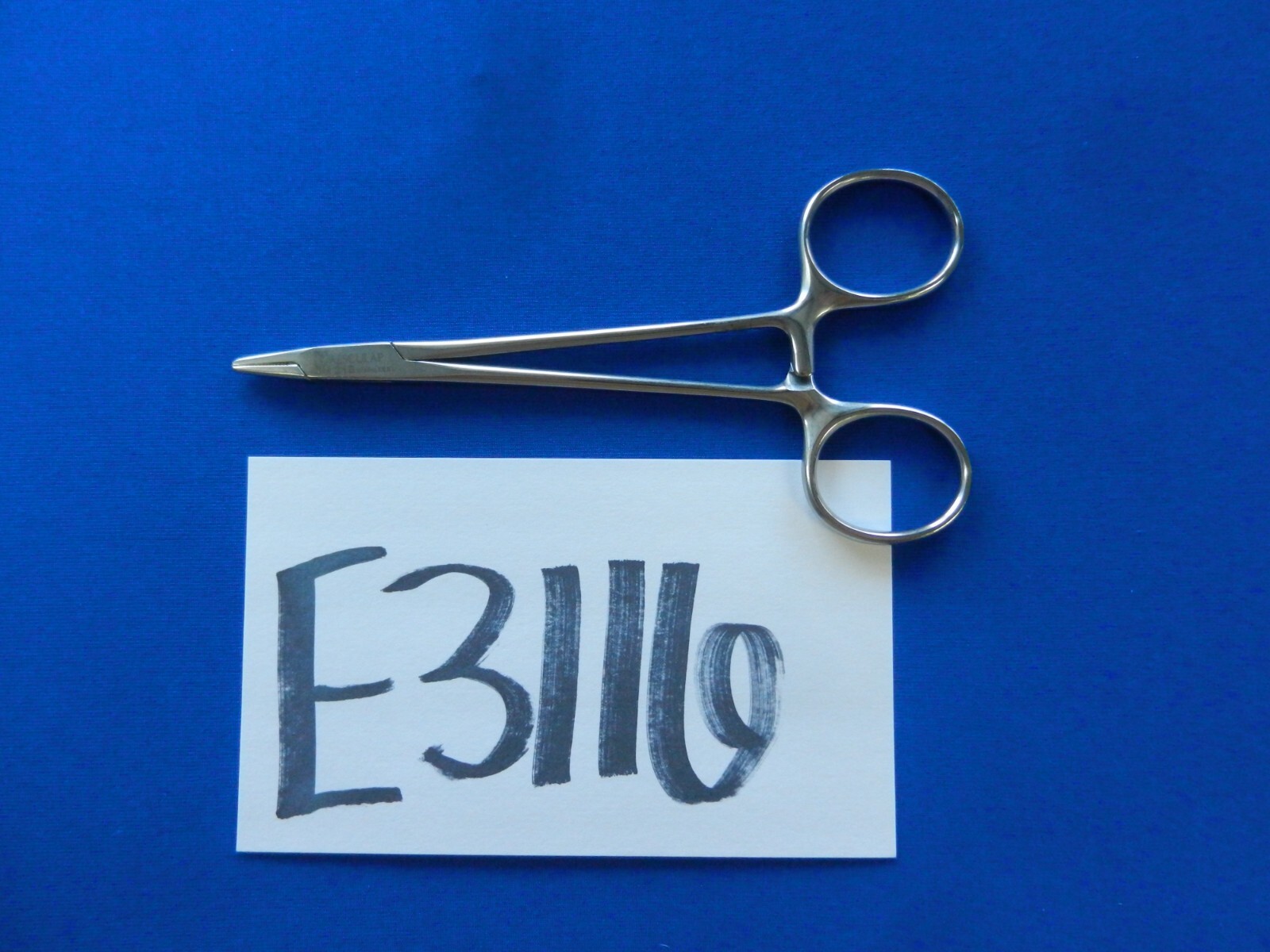 E3116 Aesculap BM245R Hegar Extra Serrated Heavy Needle Holder 6″ Overall Length