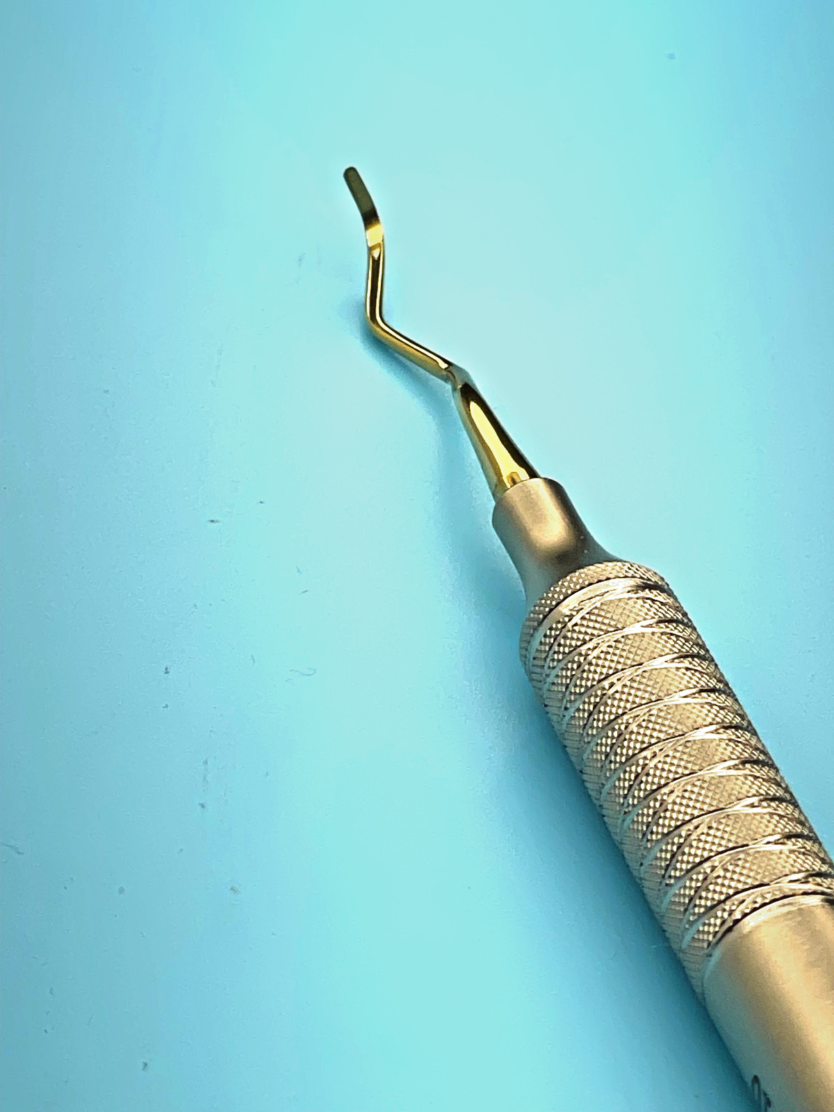 Set of 3 Gracey Dental Curettes 13-14, Titanium Gold Coated Tips