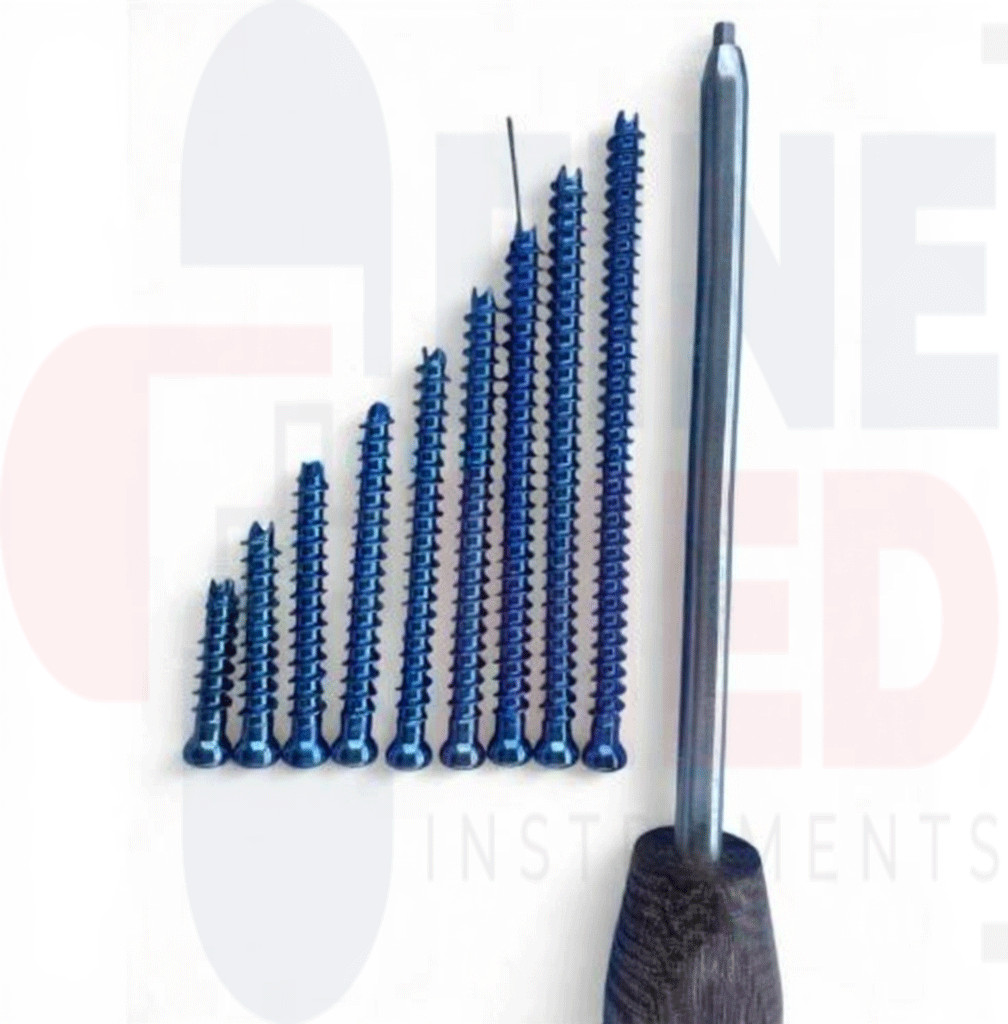 6.5mm Cannulated Cancellous 16,32 & Full Thread Length30 110mm Titanium 103 pcs