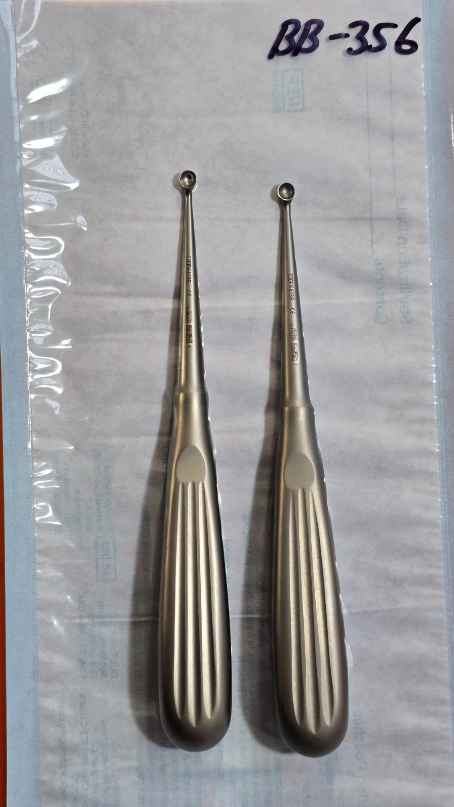 Aesculap FK613R Neuro Orthopedic Curette Size 0 Round Cup