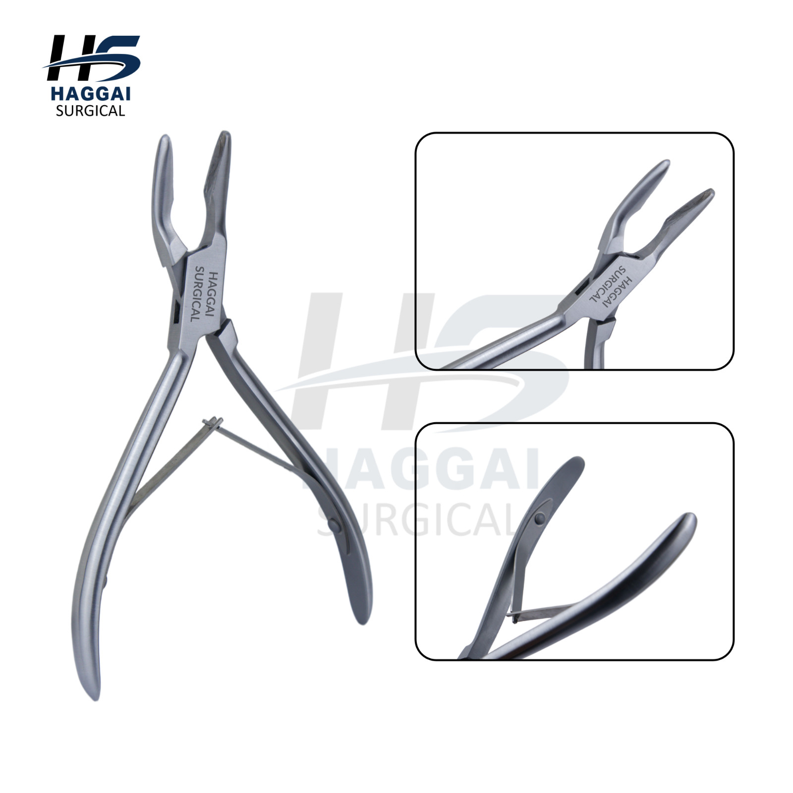 Bone Rongeur Friedman 15cm Stainless Steel Double Spring Grip Tool Set of 2
