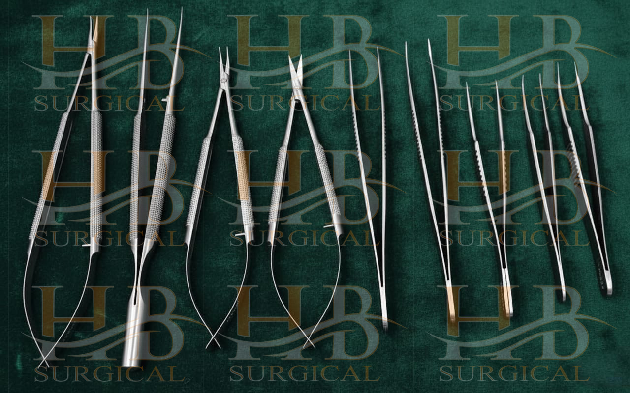 Microsurgery Instrument Training Set Best High Quality 9Pcs