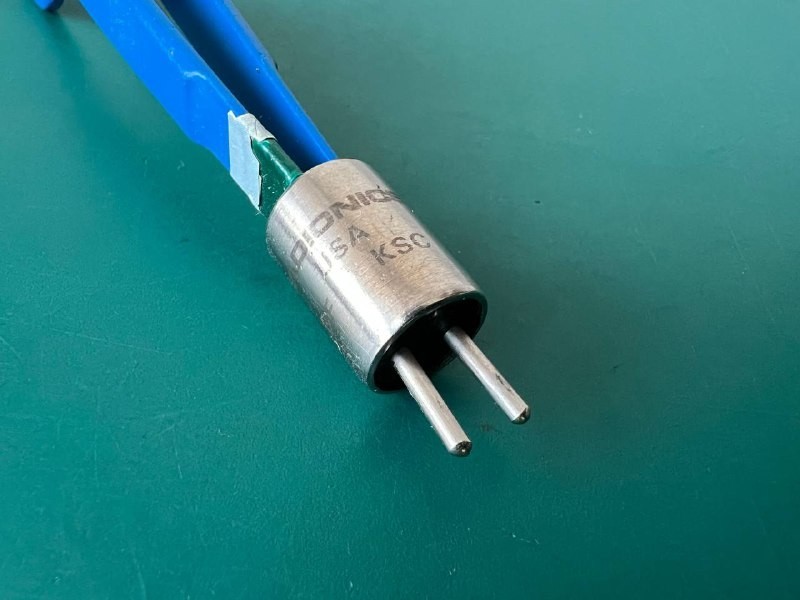 Radionics BF KSC Bayonet Bipolar Forceps, Insulated