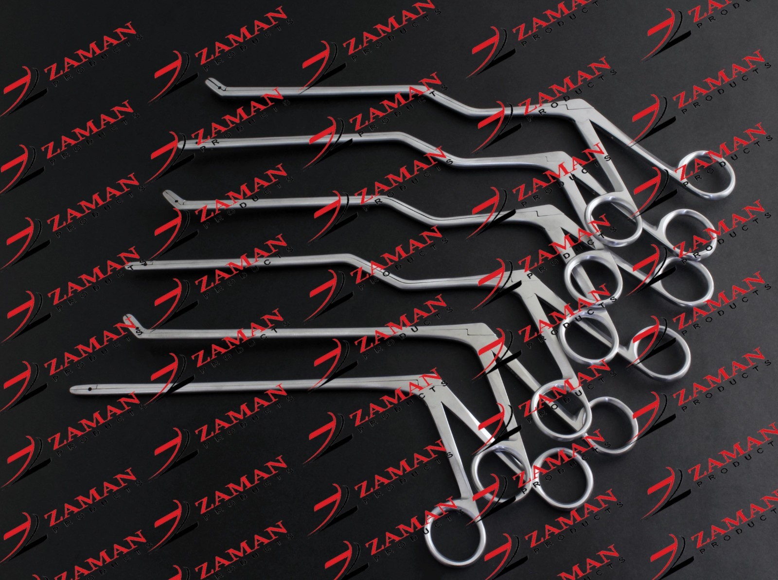 Cushing Disc Rongeur Bayonet Forceps Straight And Up 2,4 mm 6 PCs Set By ZP