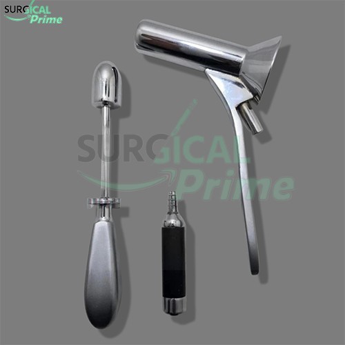 KELLY Hemorrhoid Proctoscope with Light Source Anoscope Rectal Proctoscope