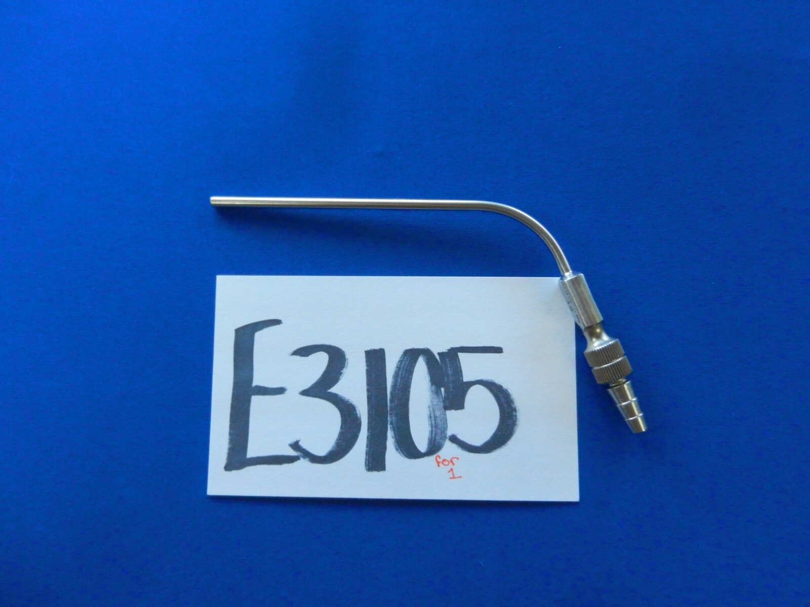 E3105 Aesculap MD129R Frazier Suction Tube 12fr x 4.5″ Working Length