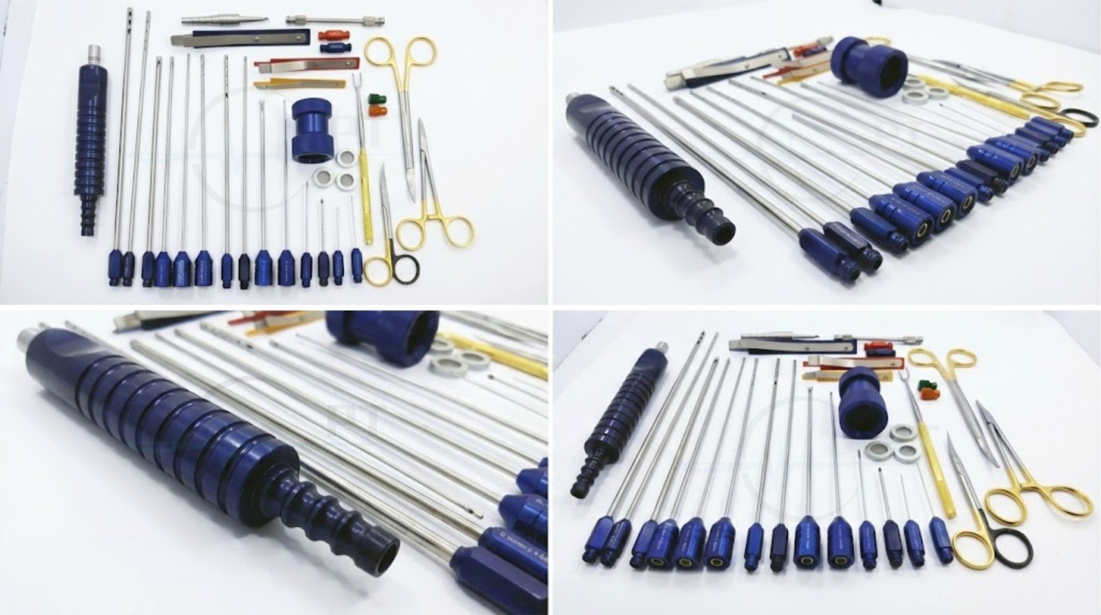 Liposuction Complete Cannulas Set For Face and Neck Surgery