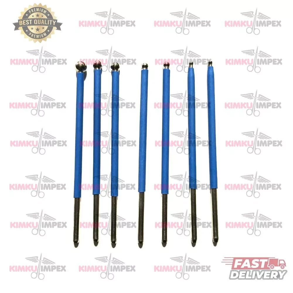Ellman assorted Ball Electrode 7 Pc’s Set
