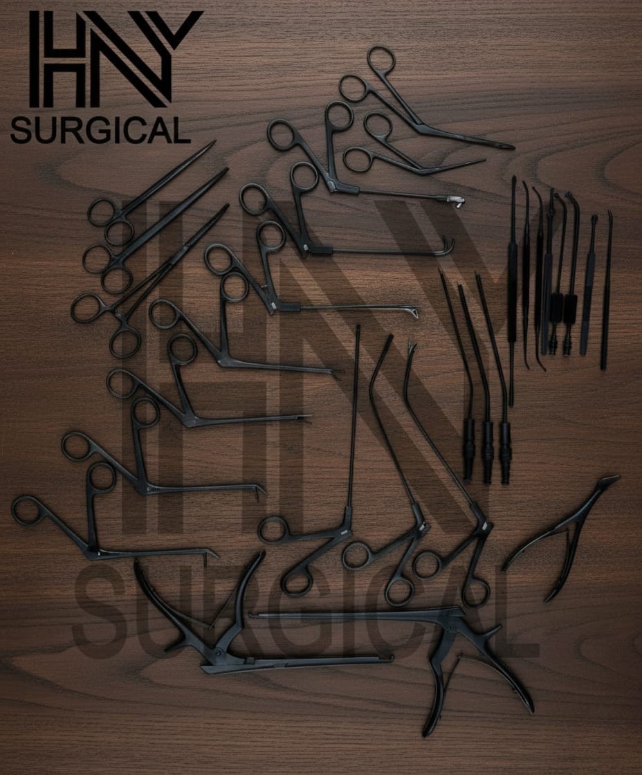 Fess Sinus Nasal Surgery Set ENT Instruments Black Coated Set