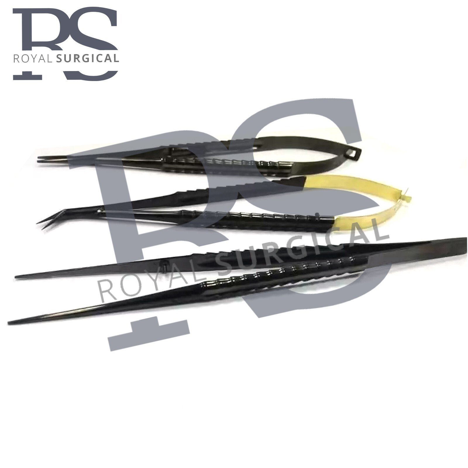 3 pcs Micro Surgery instruments with black coating surgical instrument