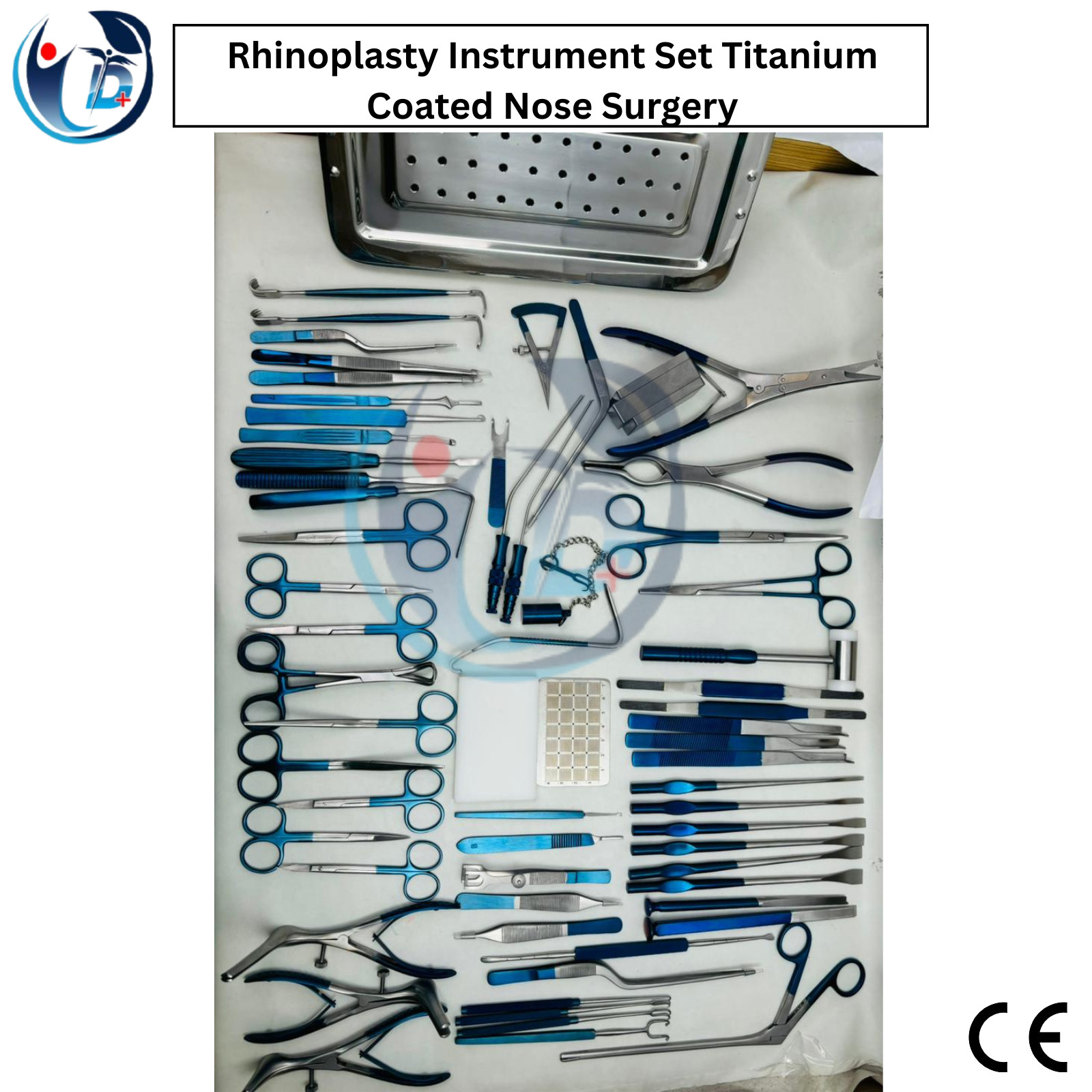 New Rhinoplasty Instruments Set Titanium Coated Nose Surgery Quality Instruments