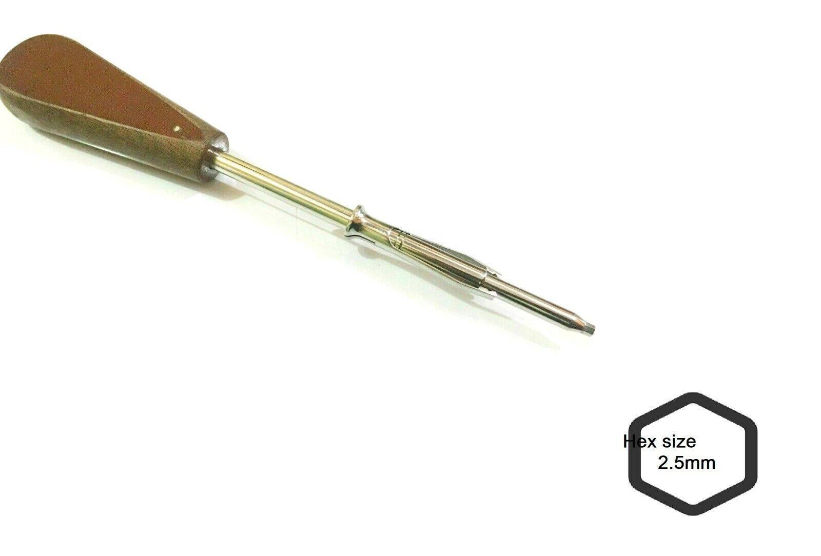 Orthopedic Bone Screw Driver Surgical hex dia 2.5mm For 3.5mm Screw
