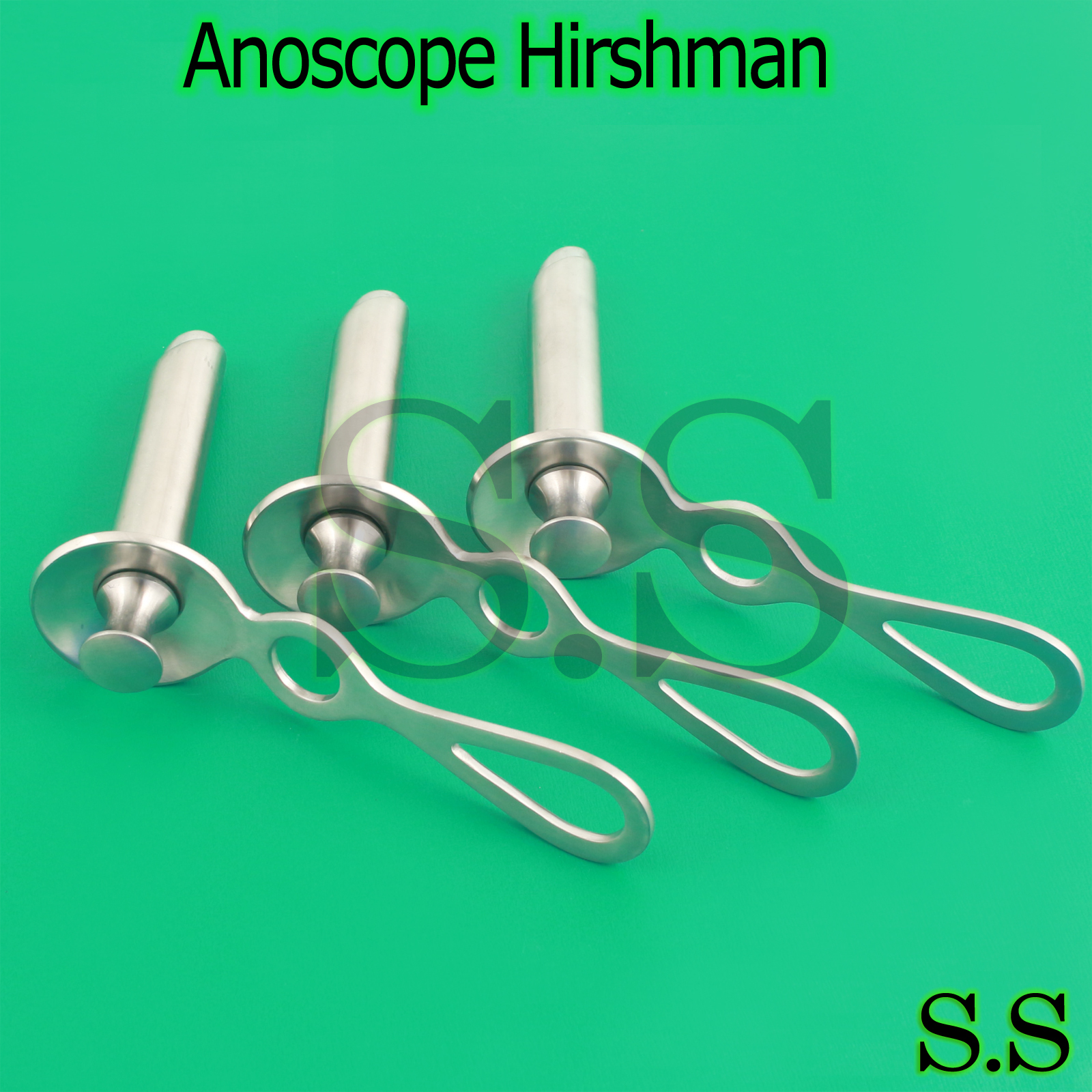 3 Anoscope Hirshman Small,Medium,Large Surgical OB/GYNO Instruments