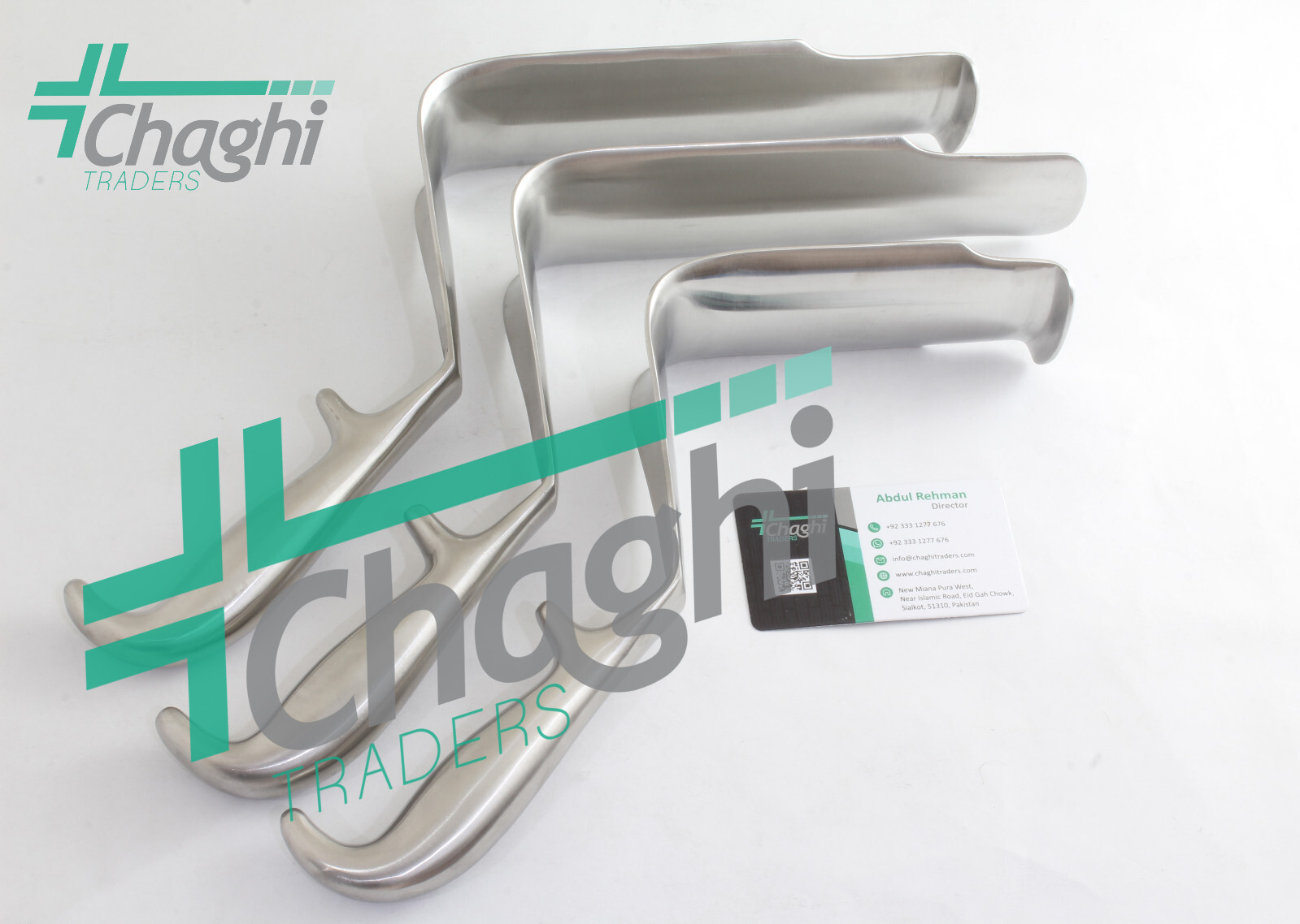 ST Mark Pelvis Retractor Deep Surgery 3 PCs Set Surgical Orthopedic Instruments