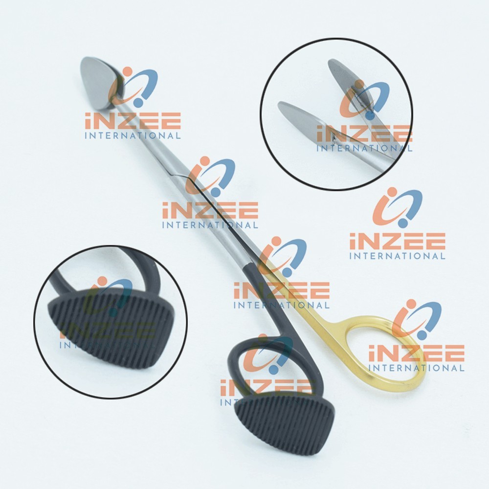 Trepsat Spatulated Tipped Dissection Facelift Scissors 18cm German Quality By IZ