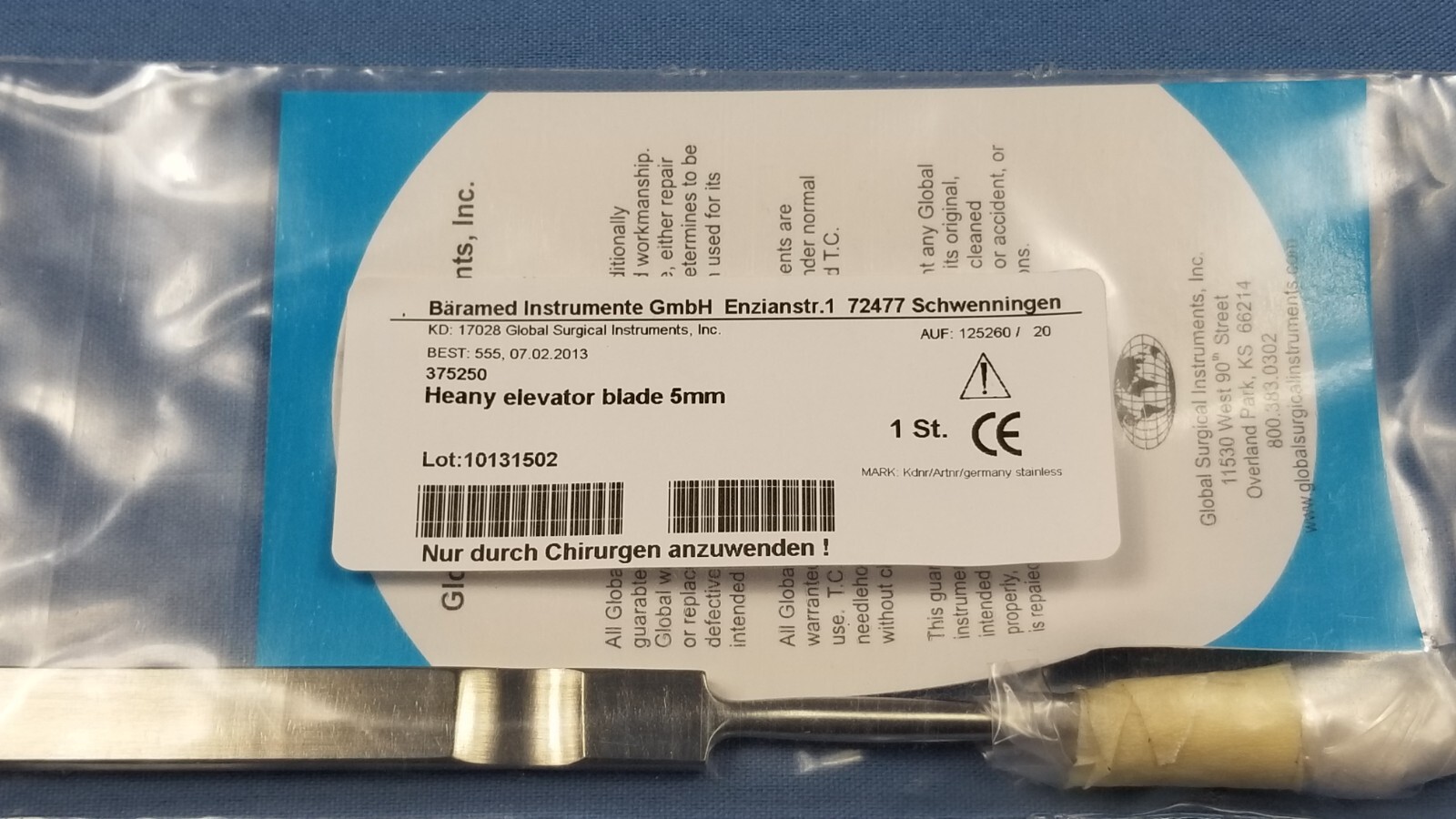 German Stainless Steel Lempert Heavy Elevator 375250
