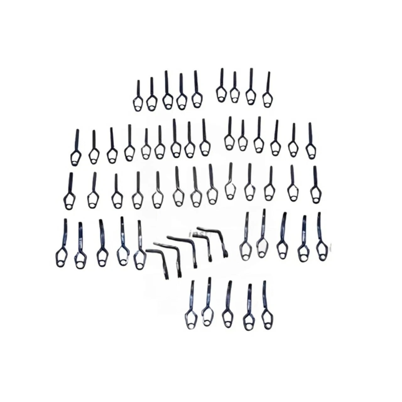 50 PCs Neurosurgery Aneurysm Clips Premium Titanium Surgery Instrument Set