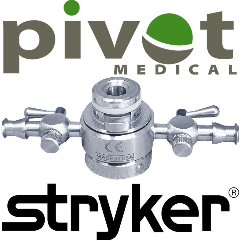 STRYKER PIVOT CAT00778 FlowPort II Adaptor for Arthroscopy Optical Coupler