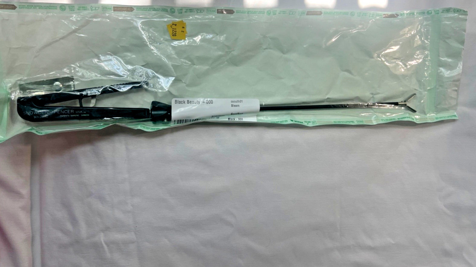 Snowden Pencer 90-7030 Laparoscopic Bullet Nose Diamond-Touch Grasper 5mm X 32cm