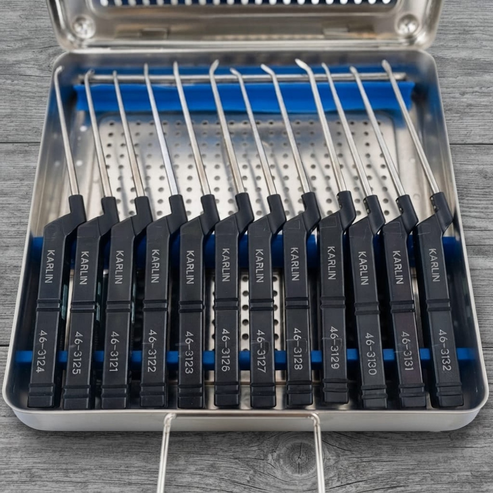 Codman, Microdiscectomy KARLIN Curette Instrument Set with box best quality