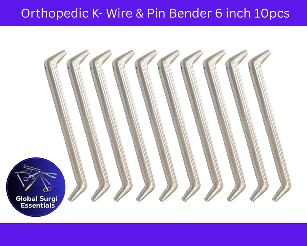 Orthopedic K Wire & Pin Bender Surgical Veterinary 6 inch SS 1/2/5/10 Pcs