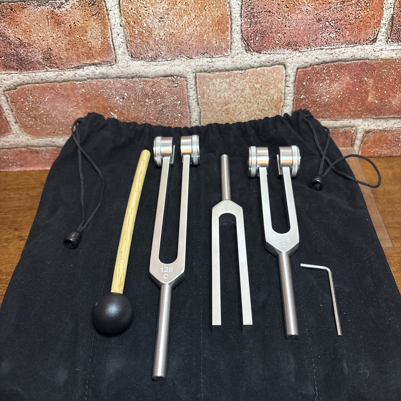 Tuning Fork Set of 3 Healing Therapy Diagnostic Instruments
