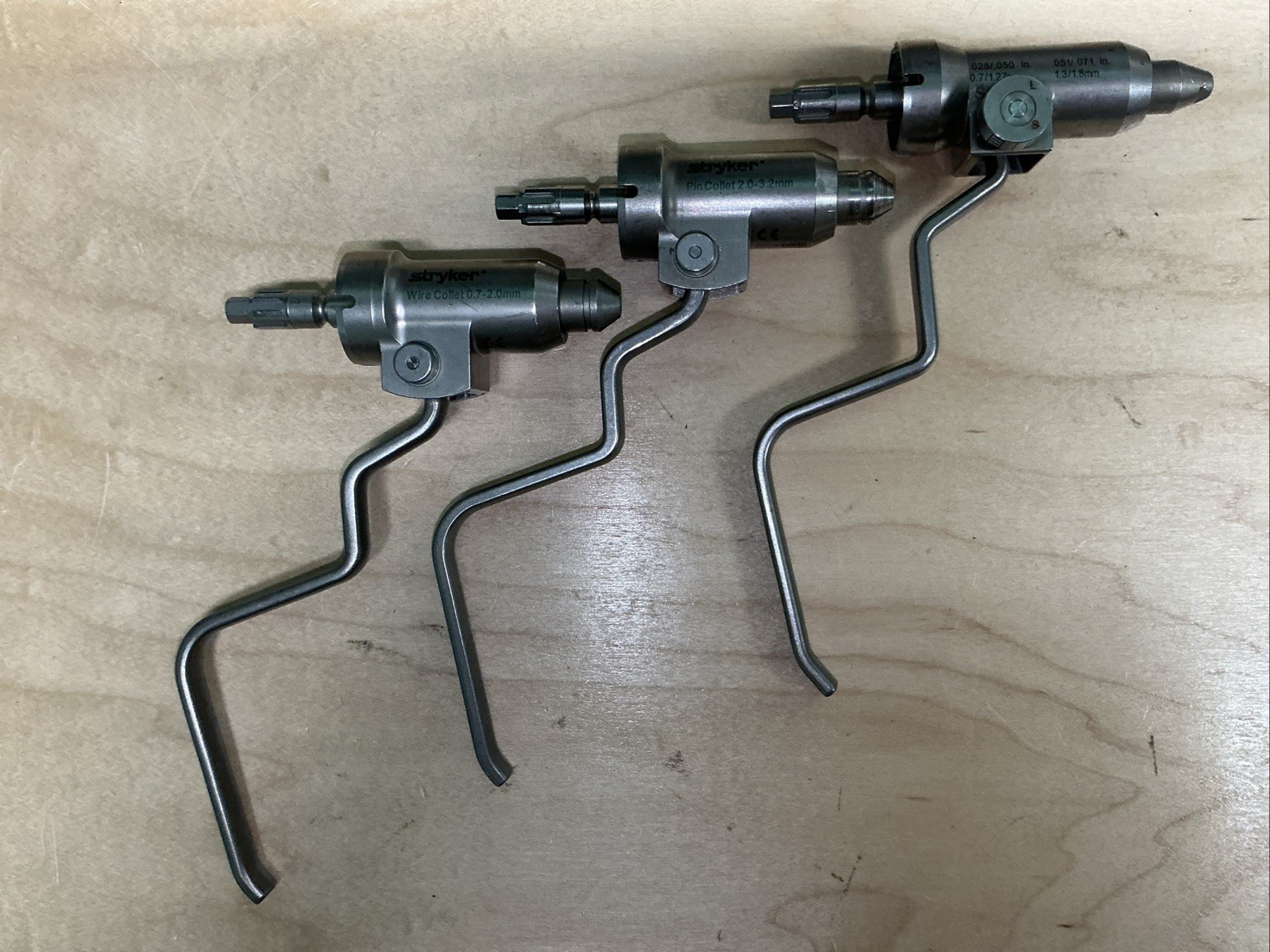 Stryker System 7 Single Trigger Wire Collets & Adj. 7203-036, 7203-136, 6203-036