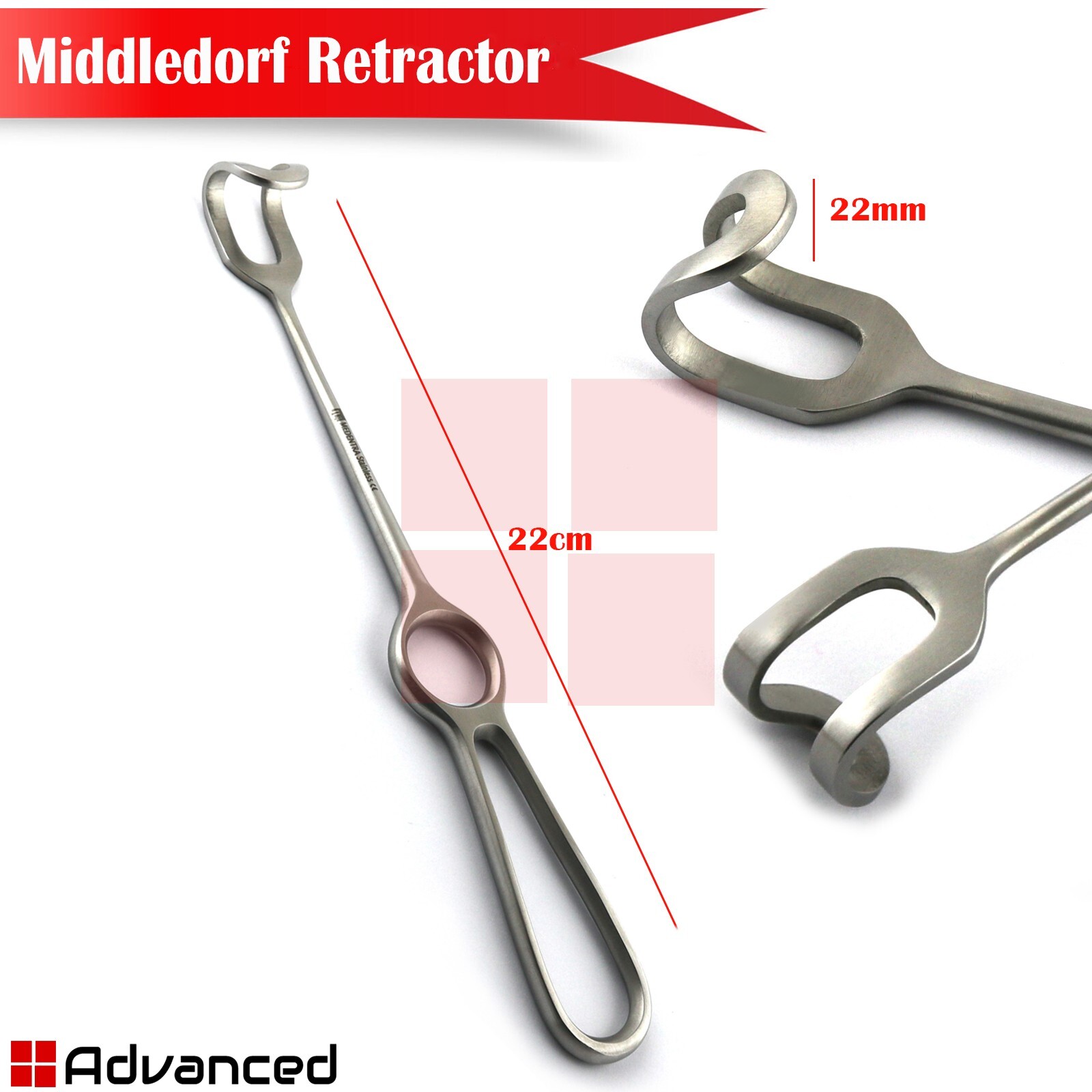 Plastic Surgery Facelift & Forehead Lift Instruments Set Retractor Hook Forceps