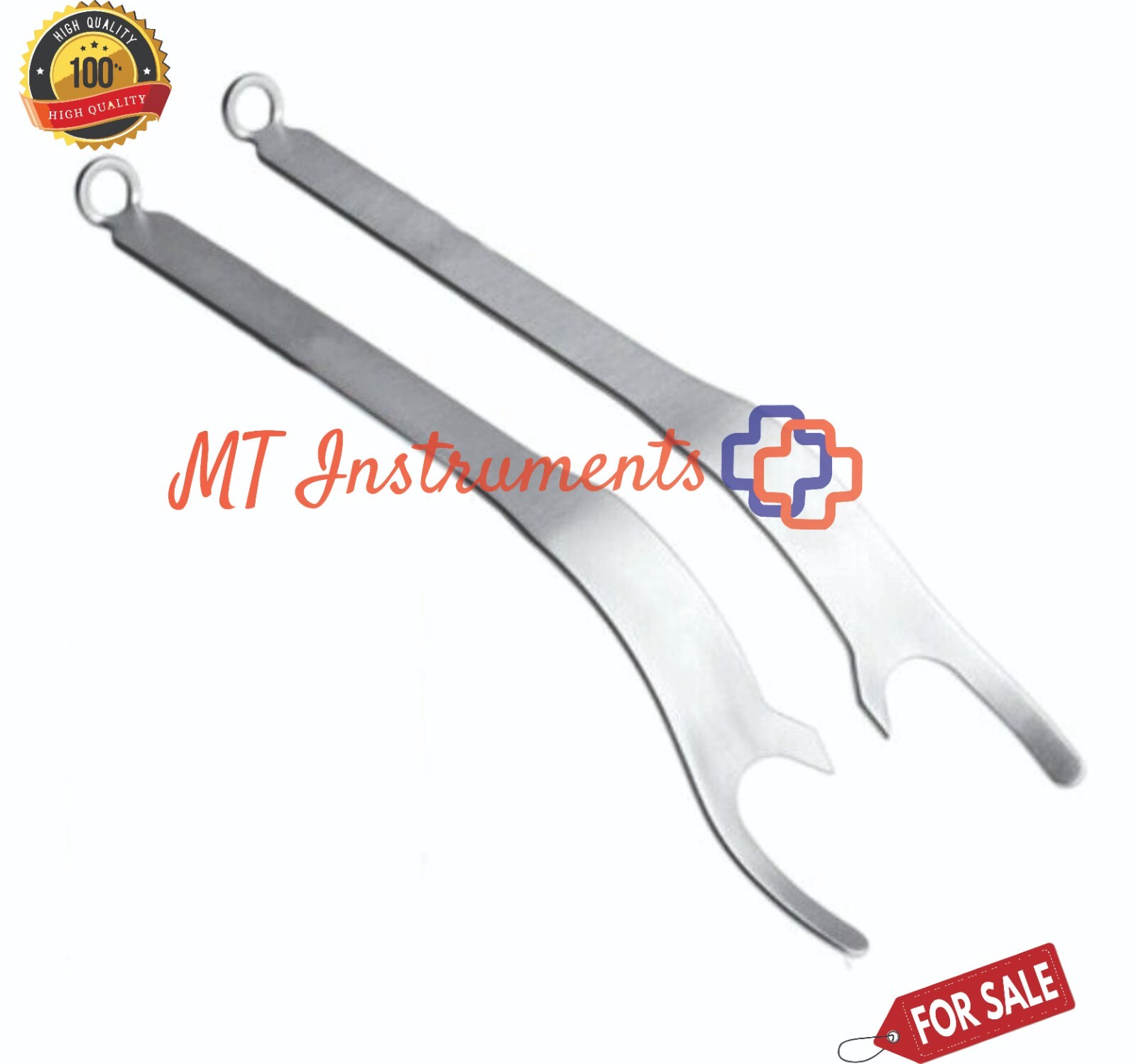 Moran Posterior-Inferior Retractor Set of 2 Pcs Orthopedic Instruments