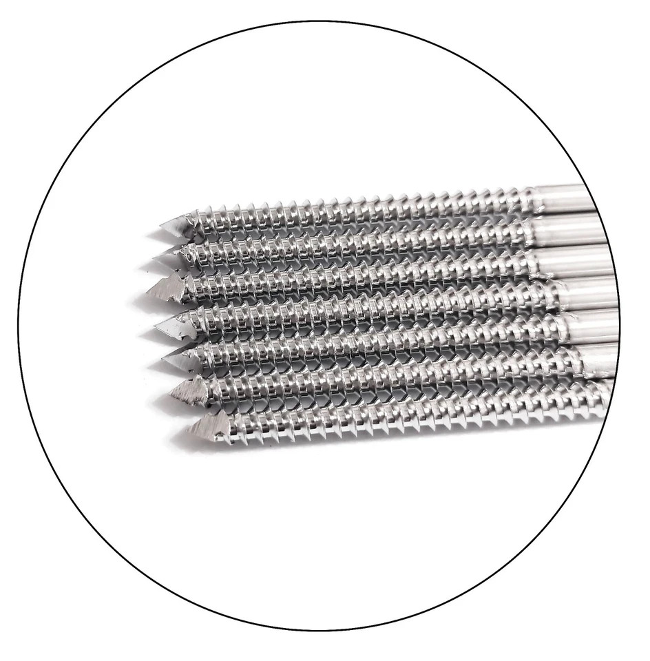 Schanz Pin 3.5mm x 150mm Set of 50pcs Veterinary Instrument Stainless Steel