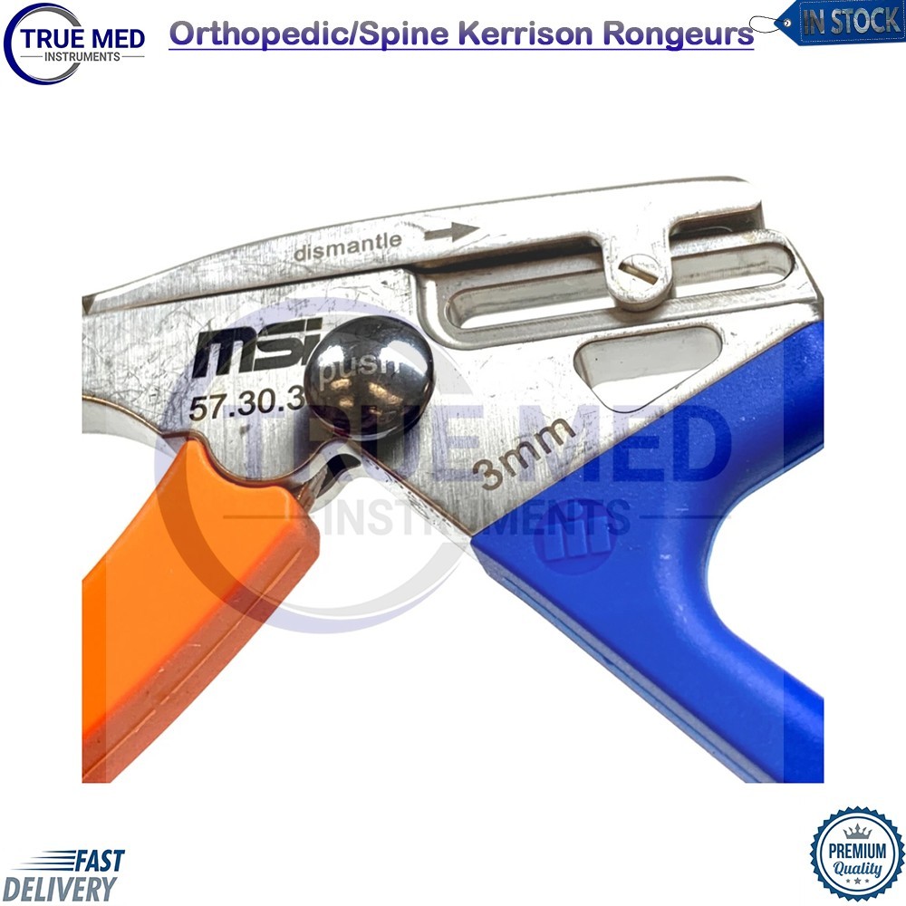 MSI REF 57.30.33, 3mm Orthopedic Spine Kerrison Rongeurs