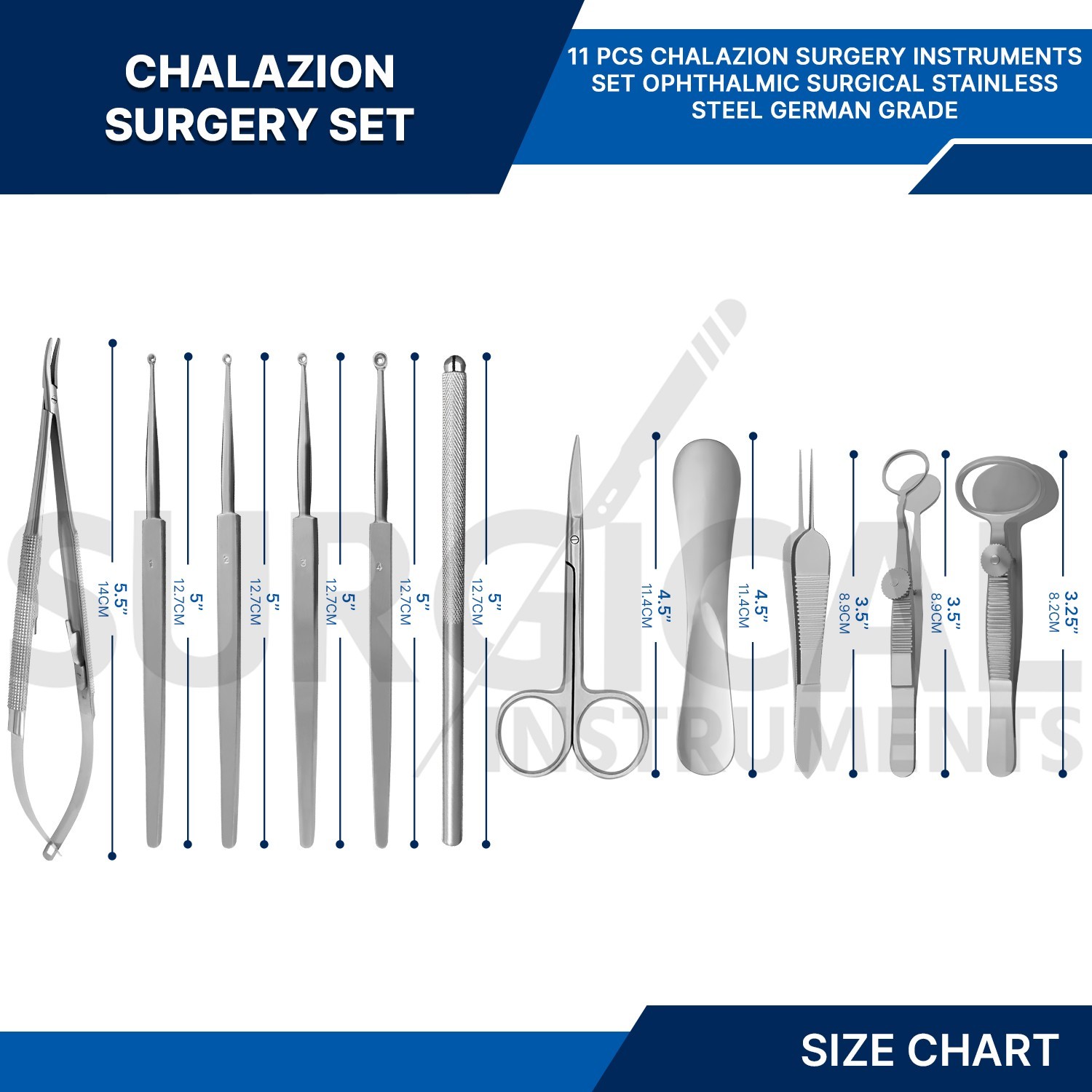 Chalazion Surgery Instruments Set Ophthalmic Surgical Instruments