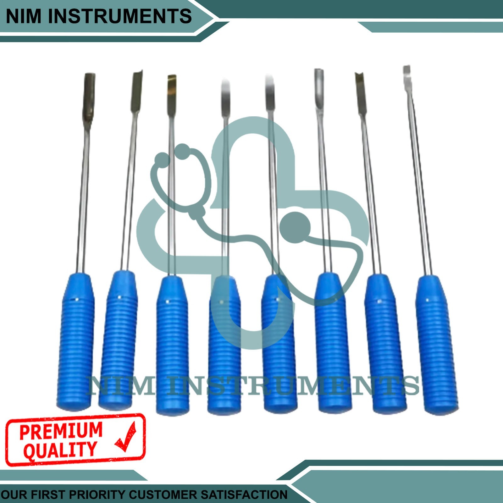 Cement Retractor Hip Surgery 8 pcs Set Orthopedic Instrument Premium Quality CE