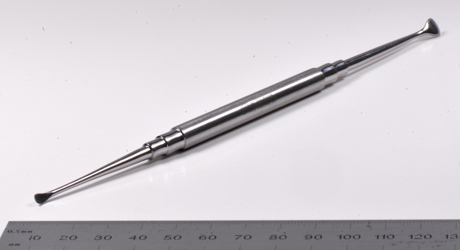 W. Lorenz #09-0235 Molt Curette 7¼” Double Ended 3.2mm 6.8mm Stainless Surgical