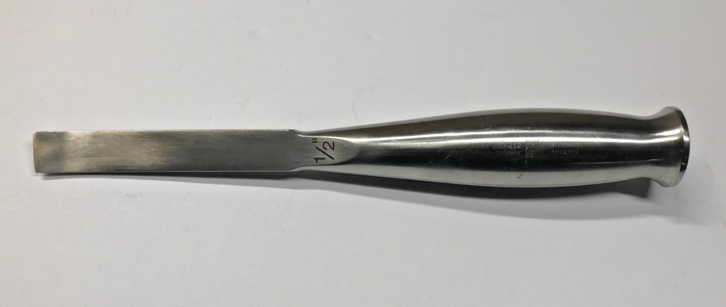Jarit 250-212 Smith-Petersen Osteotome Curved 8″