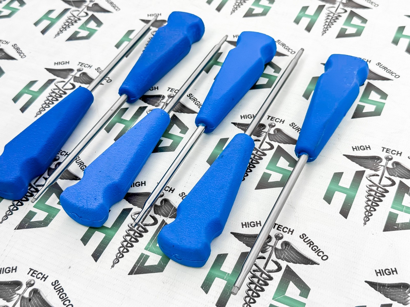 Orthopedic surgical Screwdriver Set Hexagonal with Fiber Handle (6 pcs set)