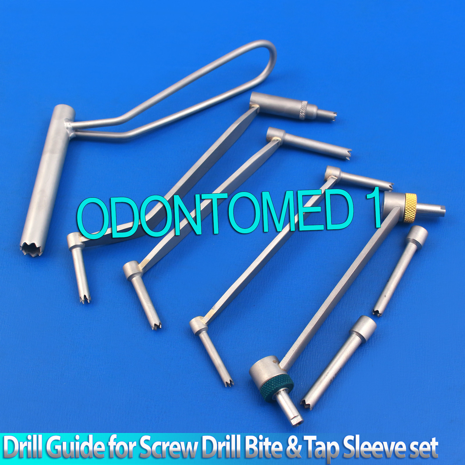 Drill Guide for Screw Drill Bite & Tap Sleeve 7 PCs set Orthopedic instruments