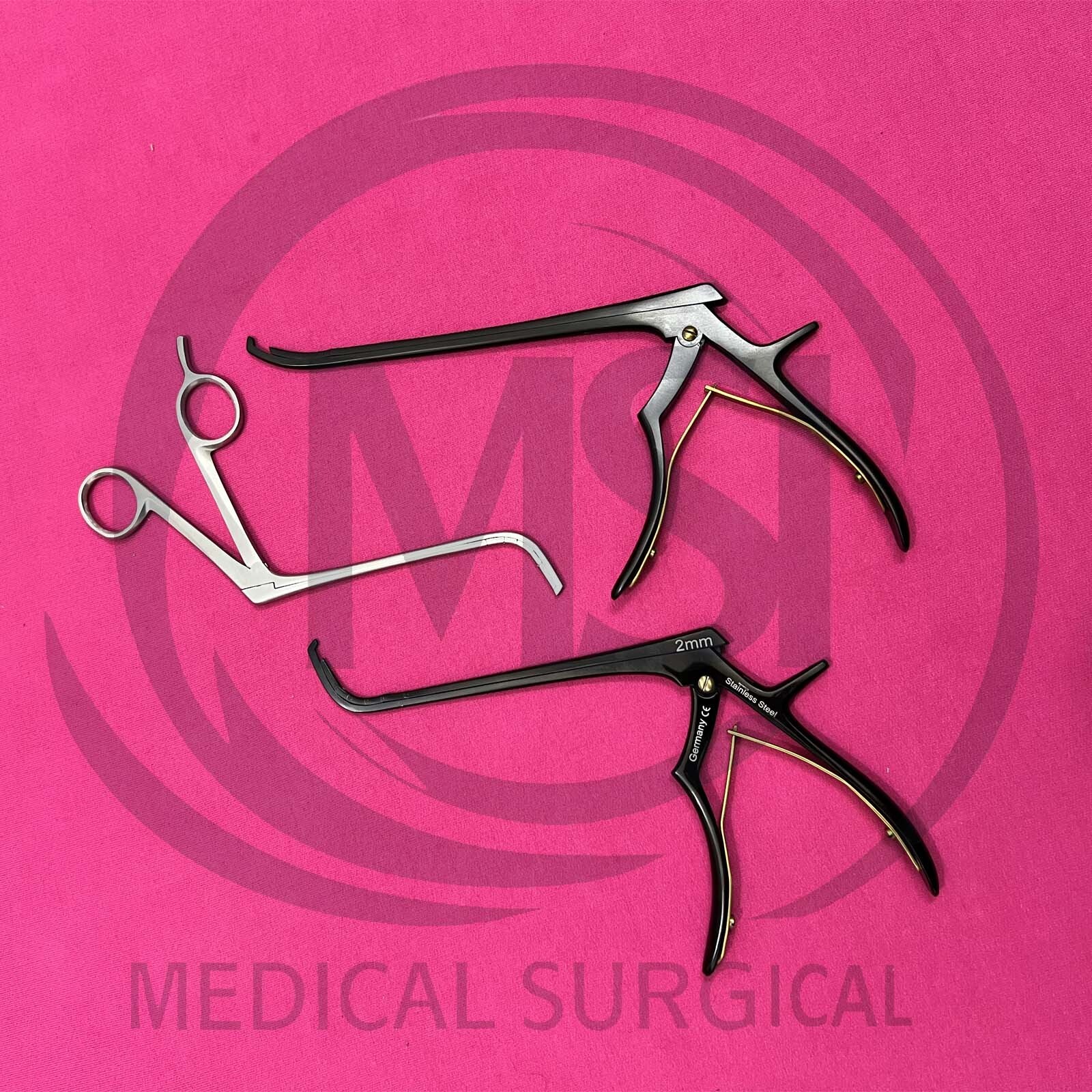 Sinus Frontal Punch With Link Chain Sheath Backward Cutting Endoscopic Nasal ENT