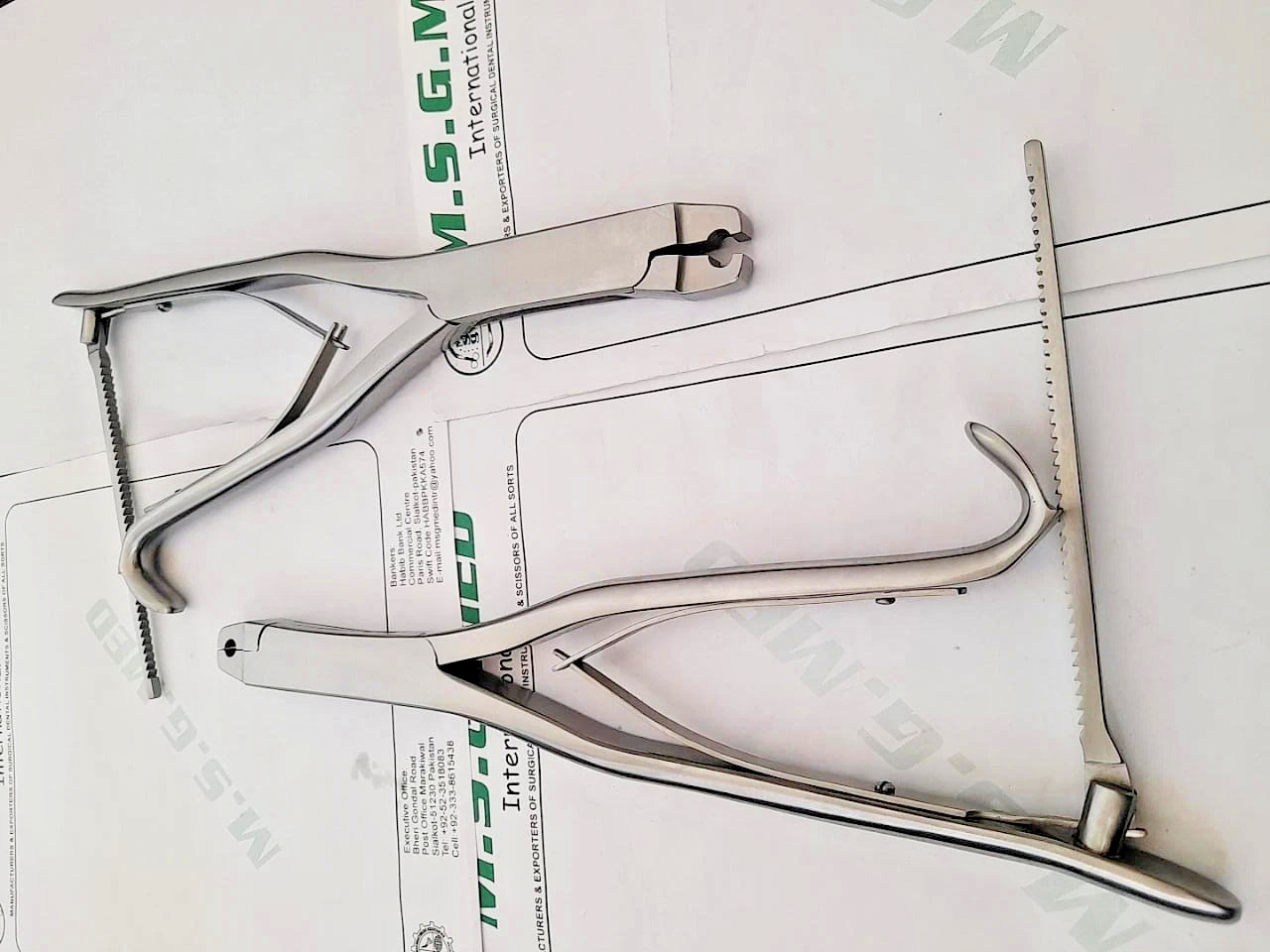 Rotator Rod Spine Rod Distractor Orthopedic Surgical Instrument Stainless Steel