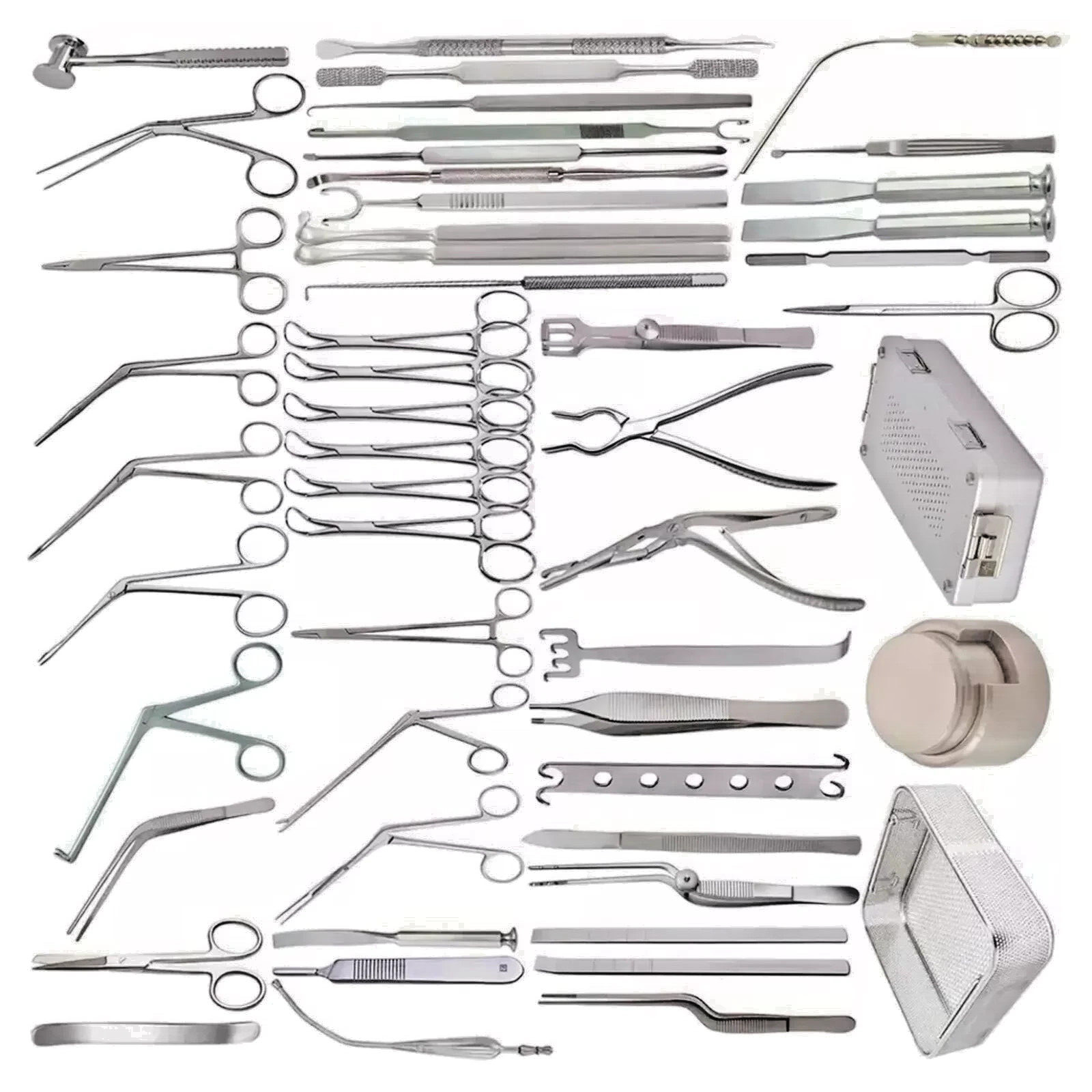 60 Pcs Septoplasty Set For Surgery to Correct Deviated Septum Nasal Instruments