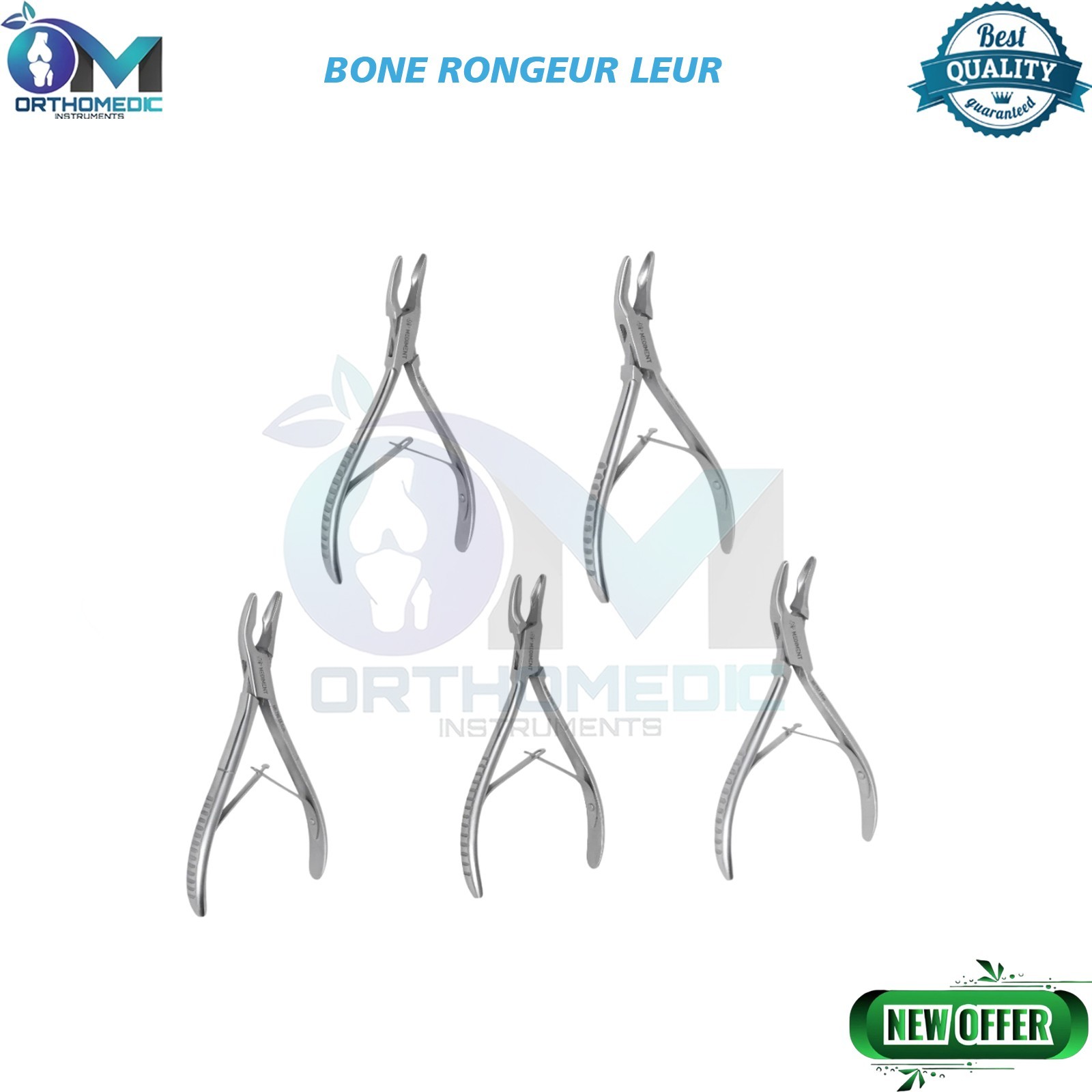 Orthopedic Bone Rongeur Leur Friedman Dental Veterinary Surgery Instruments CE
