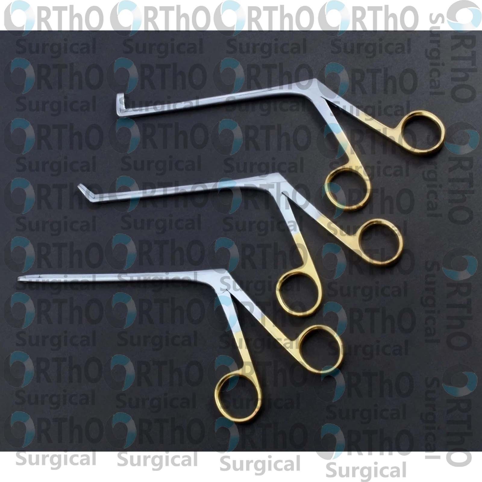 Weil Blakesley Nasal Forceps Straight/45/90 Degree 140 mm 3 PCs Set Fess Surgery