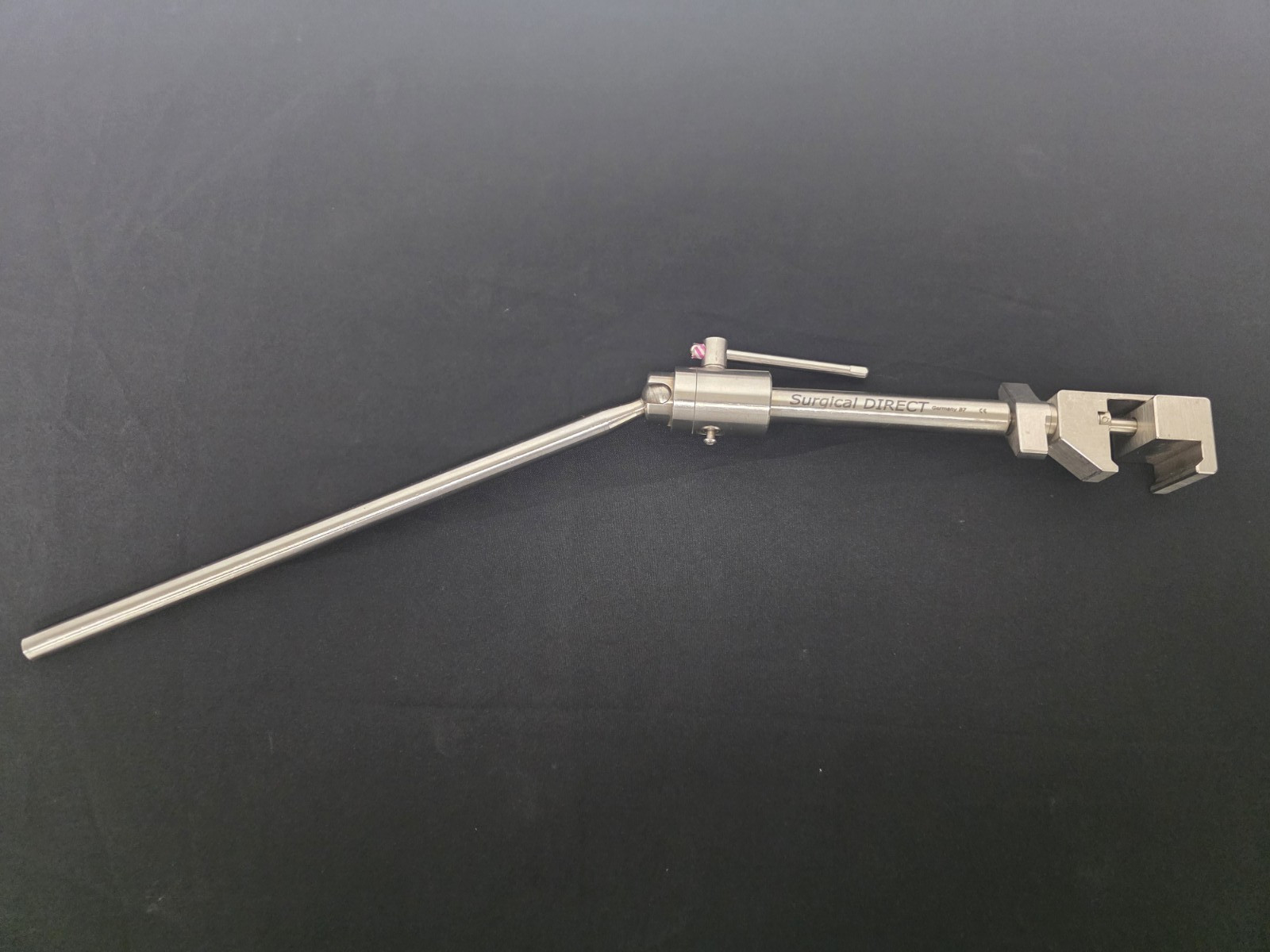 Surgical Direct Laparoscopic Holder w/ Bed Rail Attachment Clamp