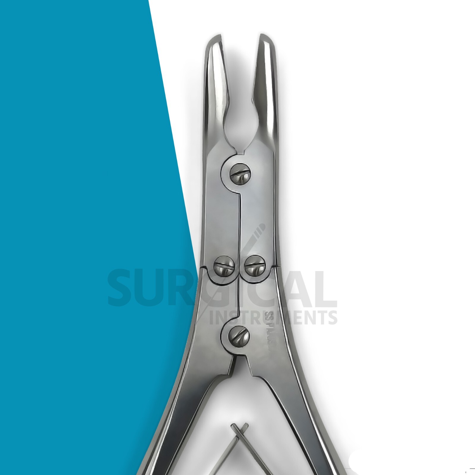 Ruskin Bone Rongeur 6″ Curved 3mm Bite Orthopedic Surgical Stainless German Gr