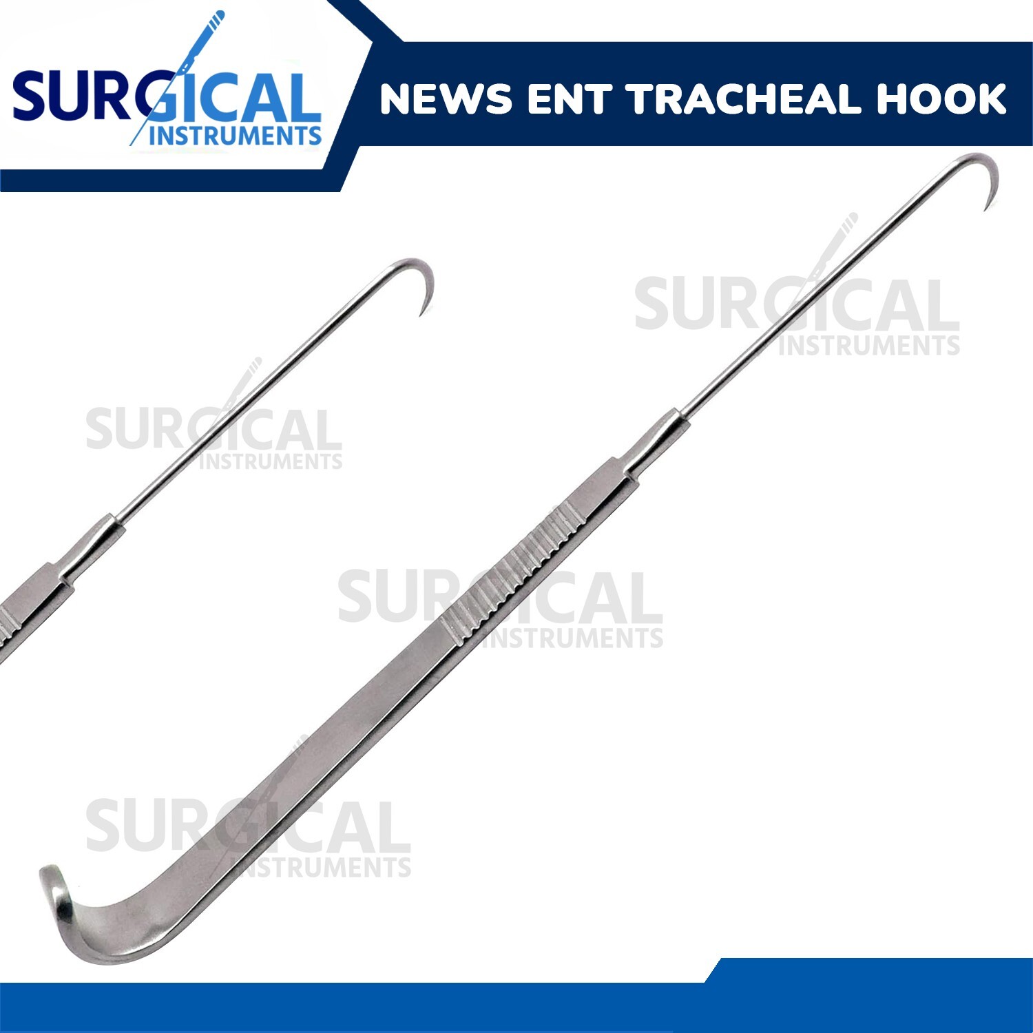 Surgical NEWS ENT Tracheal Hook Retractor 6″ Sharp End Instruments German Grade