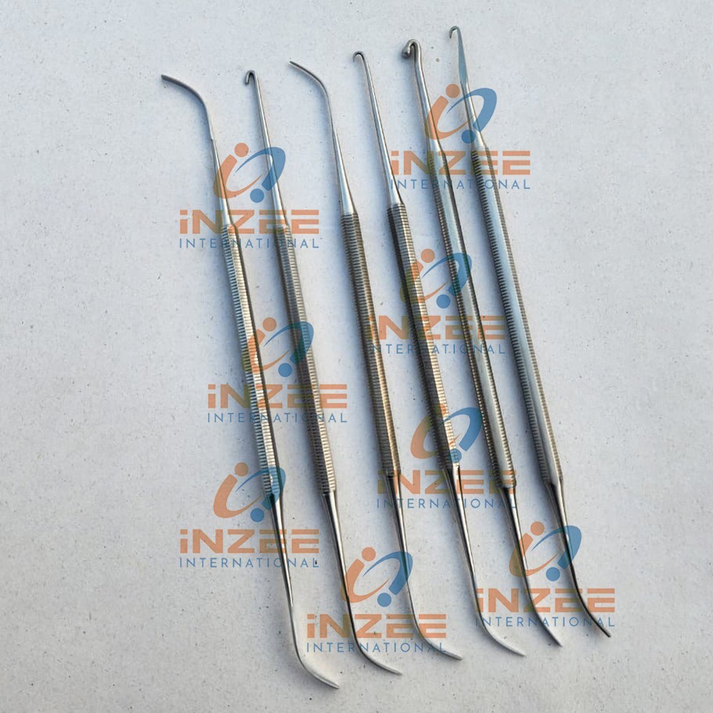 6 PSc Set Varady Phlebectomy Extractors And Skin Hooks Plastic Surgery By Inzee