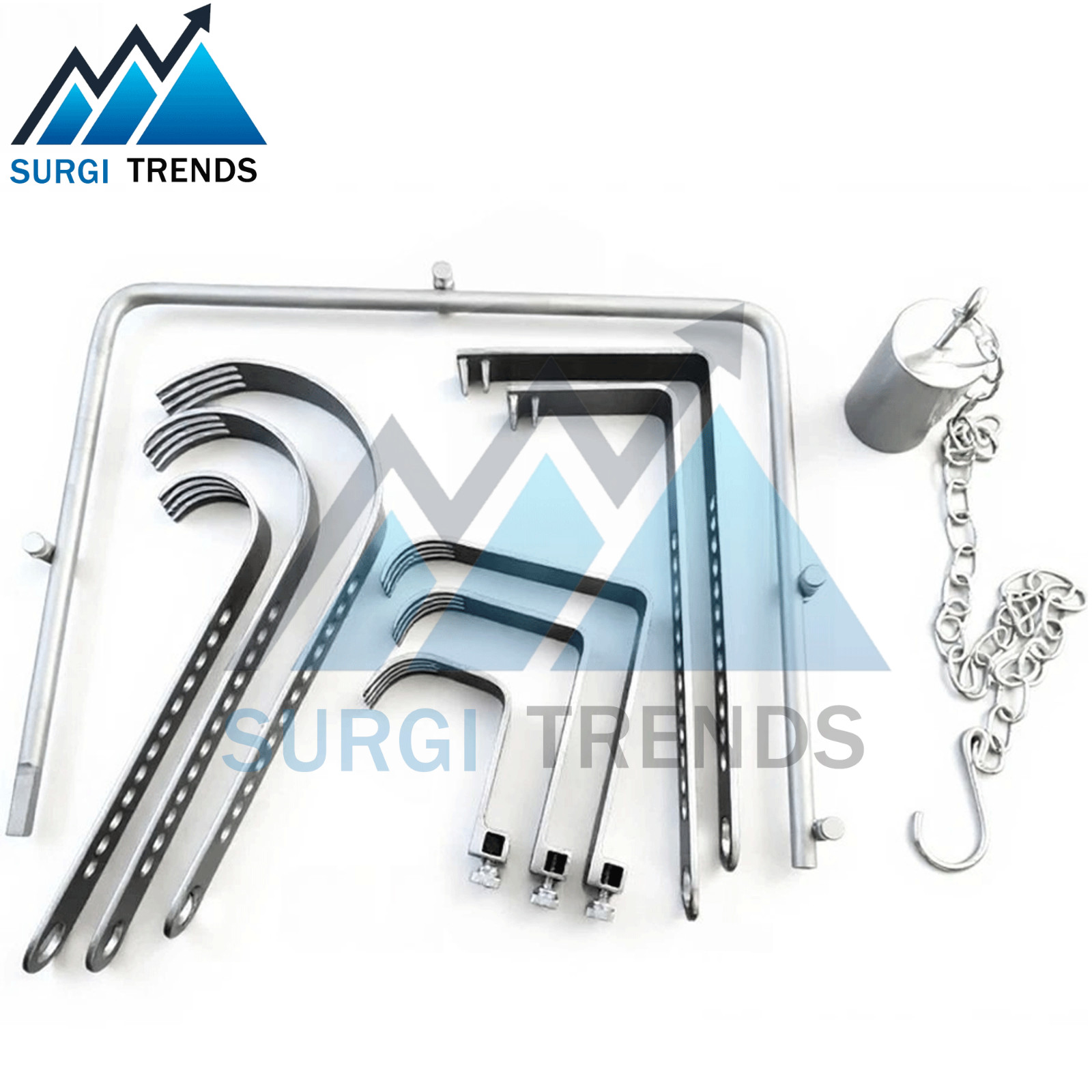 Charnley Initial Incision Retractor Complete Set of 10 Pcs Surgical Instruments
